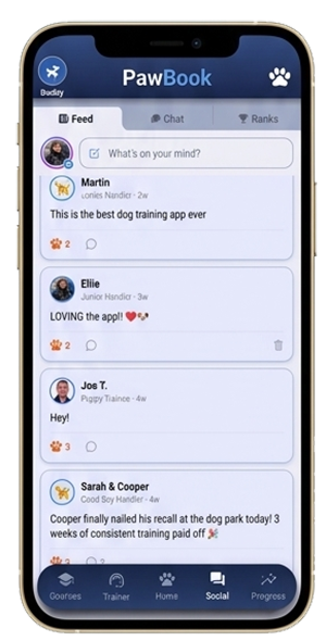 PawBook social feed